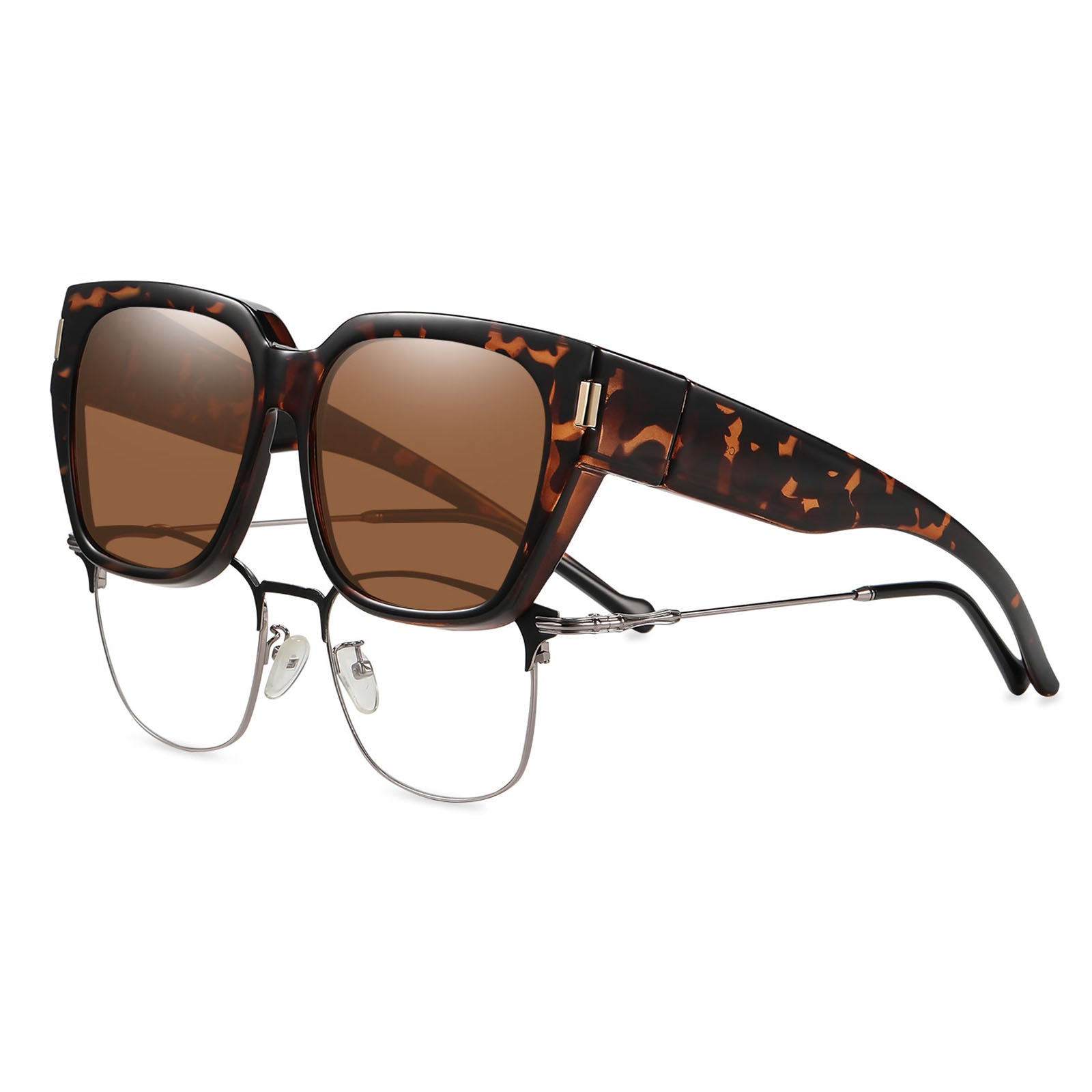 HAOLOTA Square Shapes Fit-Over Sunglasses SG0512
