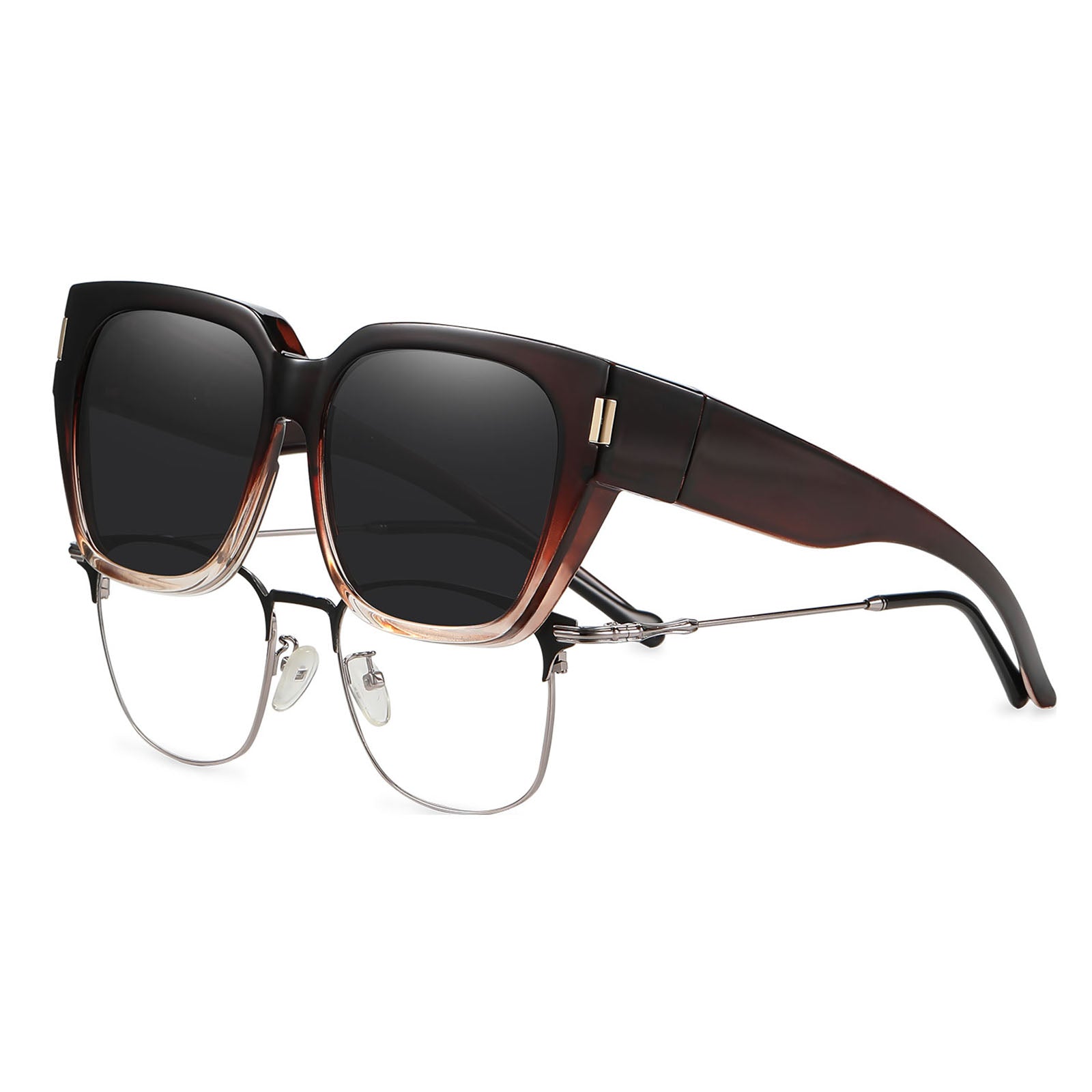 HAOLOTA Square Shapes Fit-Over Sunglasses SG0512