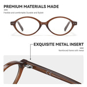 HAOLOTA Round Blue Light Blocking Glasses Women BG6101
