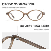 HAOLOTA Round Blue Light Blocking Glasses Women BG6101