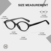 HAOLOTA Round Blue Light Blocking Glasses Women BG6101