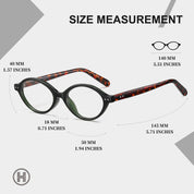 HAOLOTA Round Blue Light Blocking Glasses Women BG6101