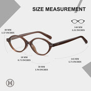 HAOLOTA Round Blue Light Blocking Glasses Women BG6101