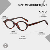 HAOLOTA Round Blue Light Blocking Glasses Women BG6101