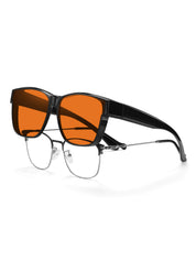 HAOLOTA Blue Light Blocking Sleep Glasses Fitovers SPG0174