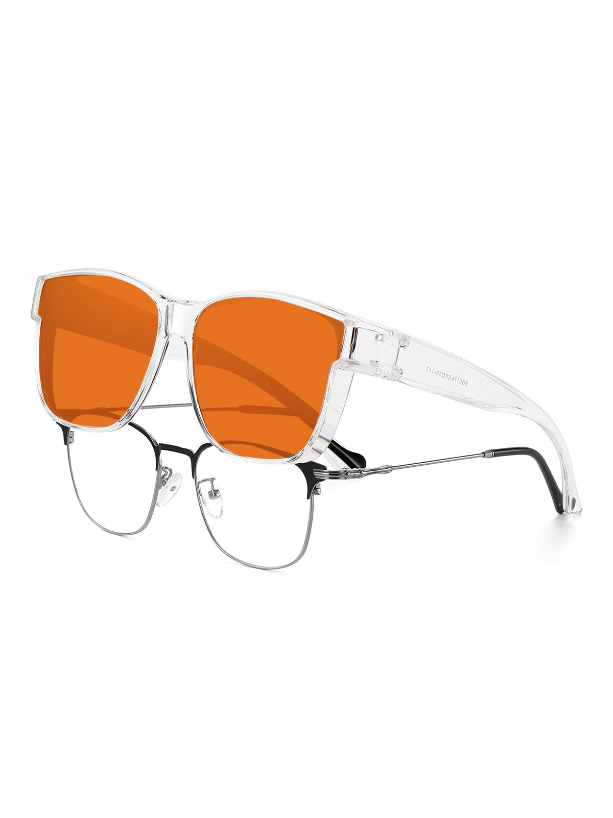 HAOLOTA Blue Light Blocking Sleep Glasses Fitovers SPG0174
