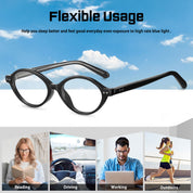 HAOLOTA Round Blue Light Blocking Glasses Women BG6101
