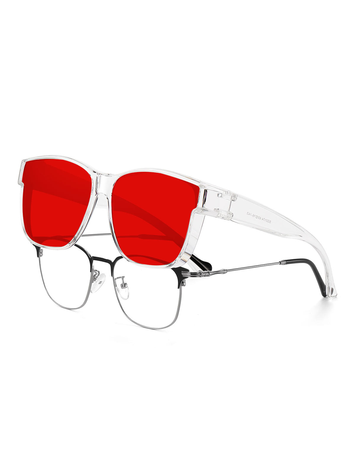 HAOLOTA Blue Light Blocking Sleep Glasses Fitovers SPG0174