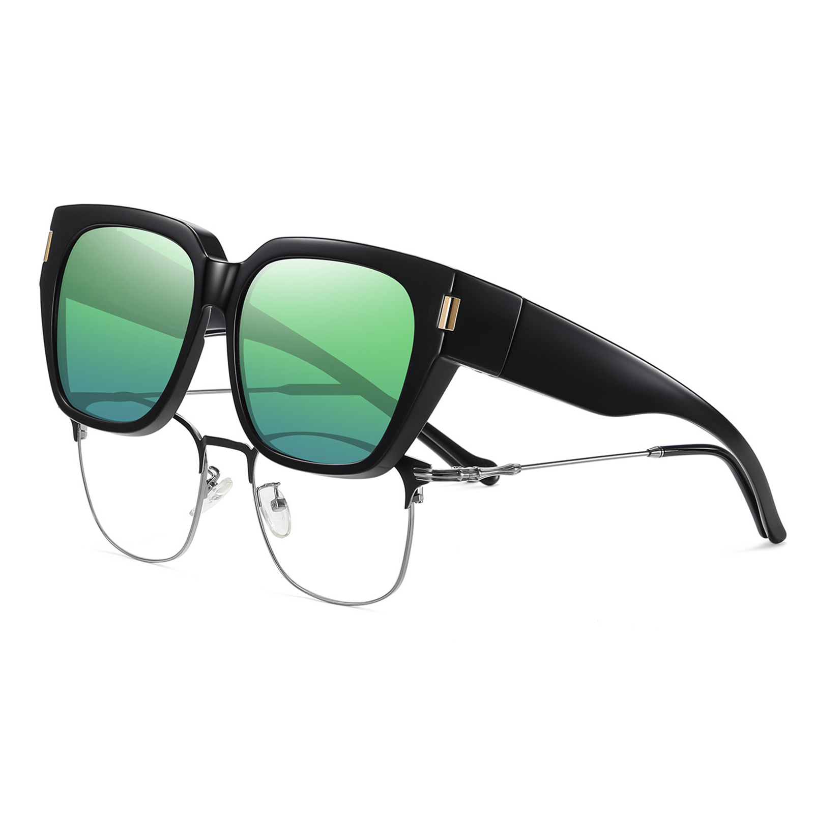 HAOLOTA Square Shapes Fit-Over Sunglasses SG0512