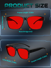HAOLOTA Blue Light Blocking Sleep Glasses Fitovers SPG0174