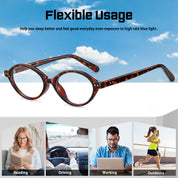 HAOLOTA Round Blue Light Blocking Glasses Women BG6101
