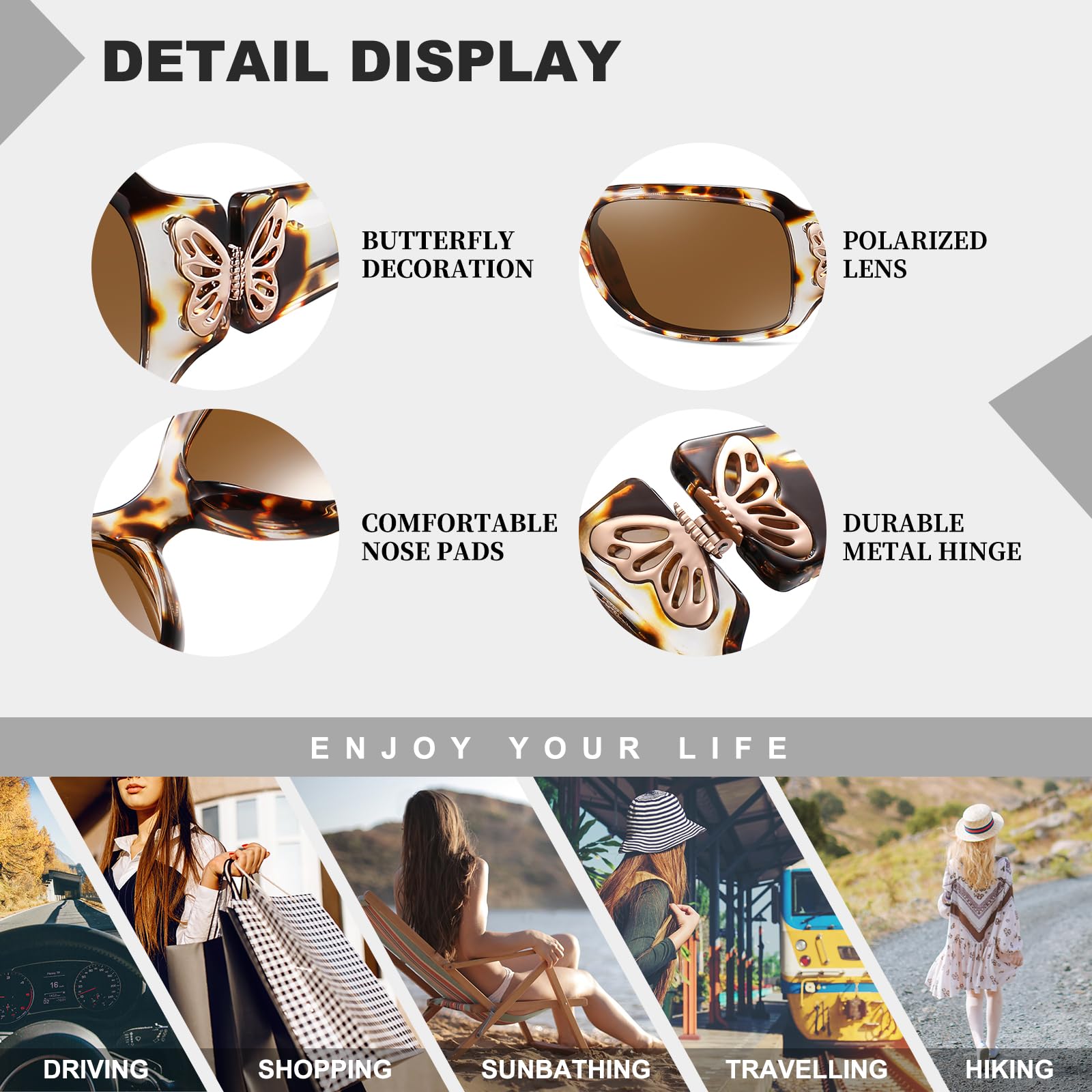 HAOLOTA Butterfly Design Sunglasses Women SG0012