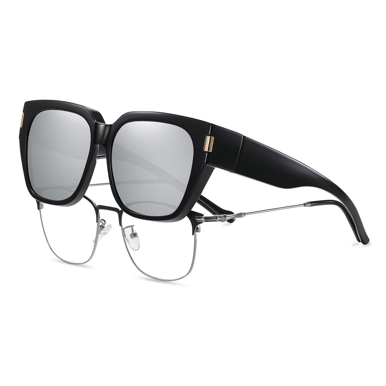 HAOLOTA Square Shapes Fit-Over Sunglasses SG0512