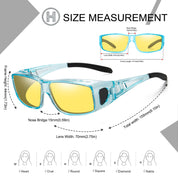 HAOLOTA Night Driving Over Glasses Men Women NV0311