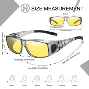 HAOLOTA Night Driving Over Glasses Men Women NV0311