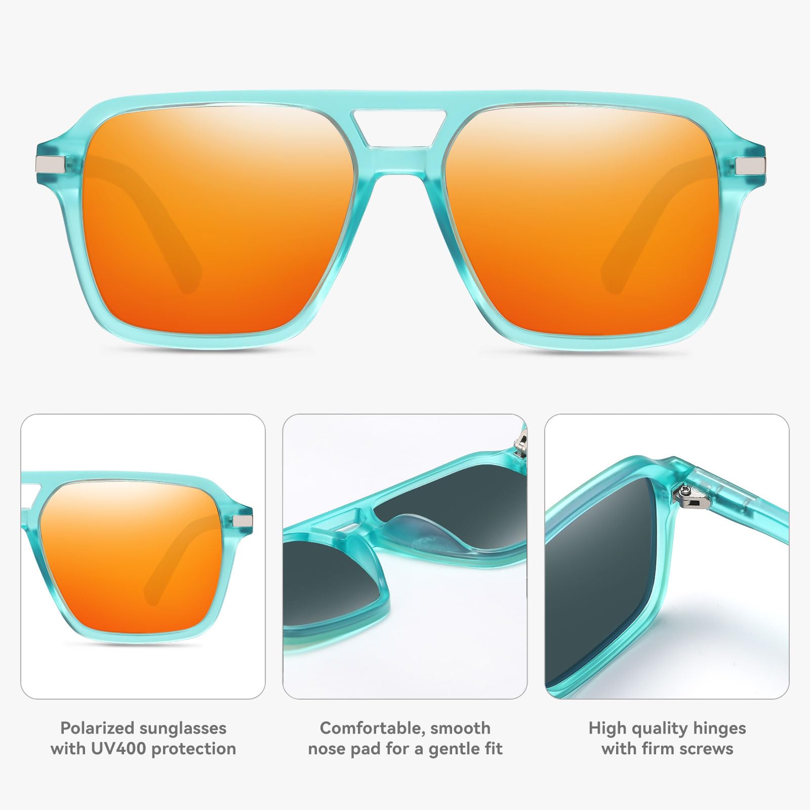 HAOLOTA Retro Aviator Sunglasses Women Men SG3483