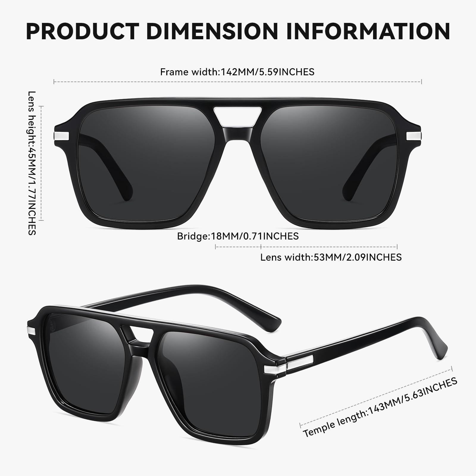 HAOLOTA Retro Aviator Sunglasses Women Men SG3483