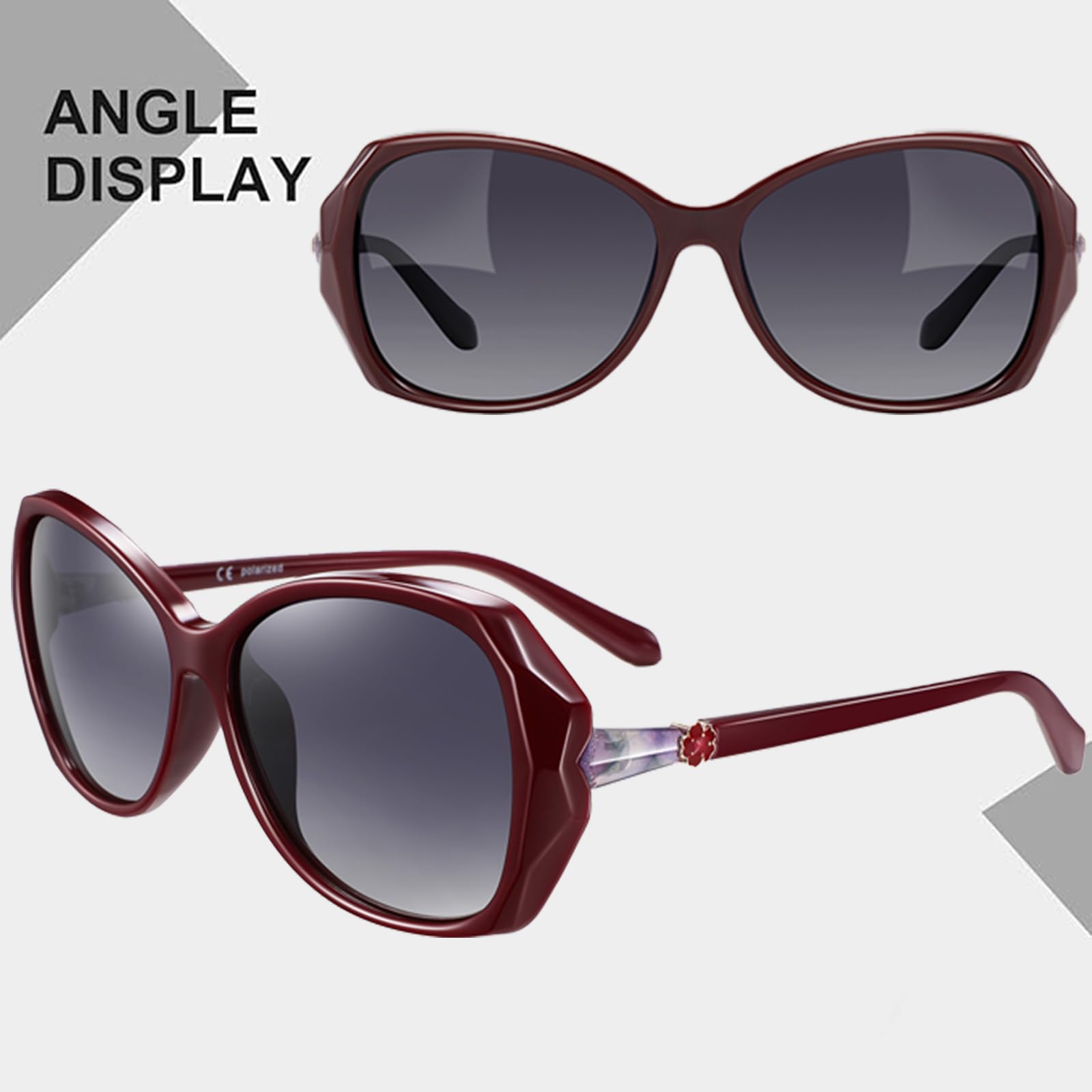 HAOLOTA Oversized Sunglasses Womens SG9402