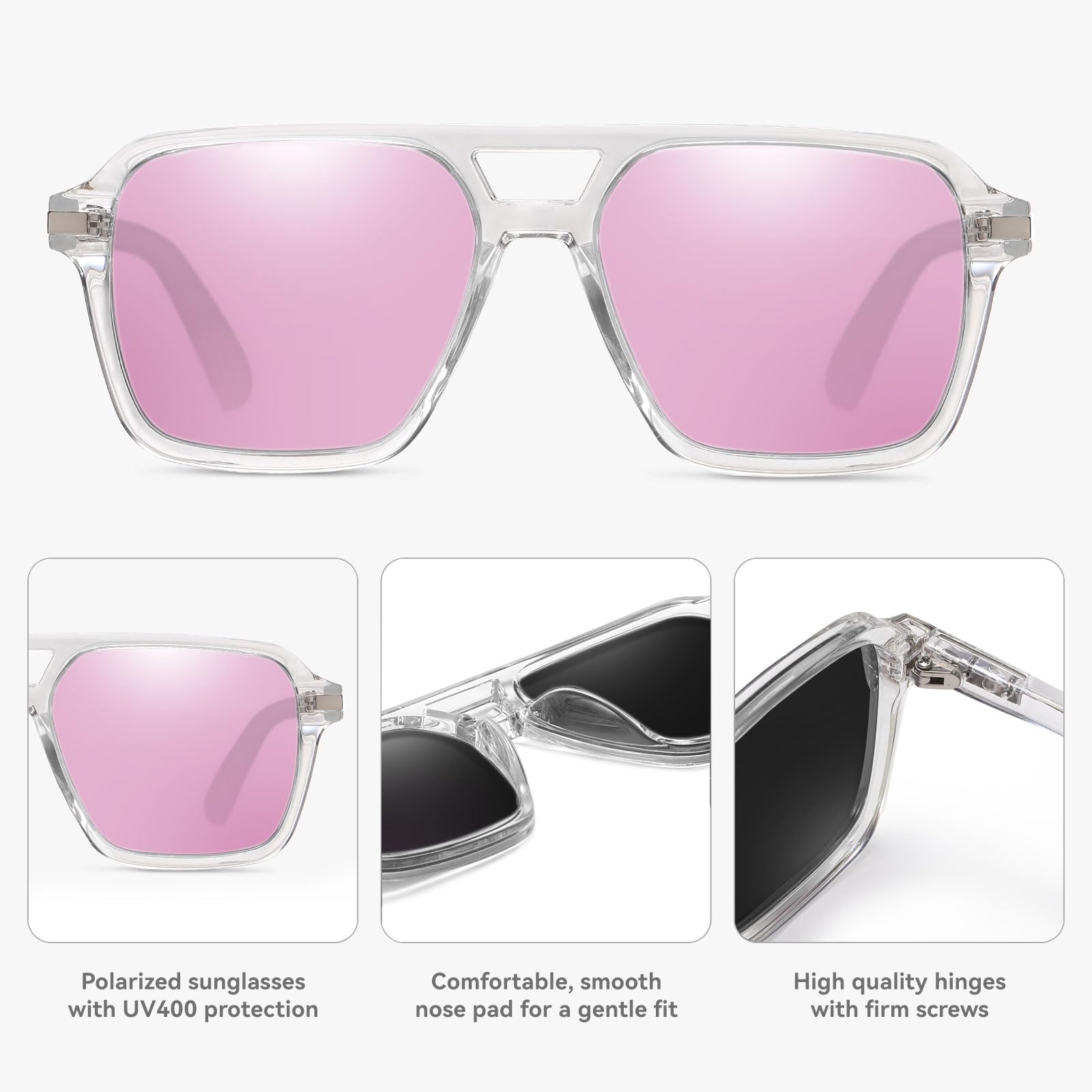 HAOLOTA Retro Aviator Sunglasses Women Men SG3483
