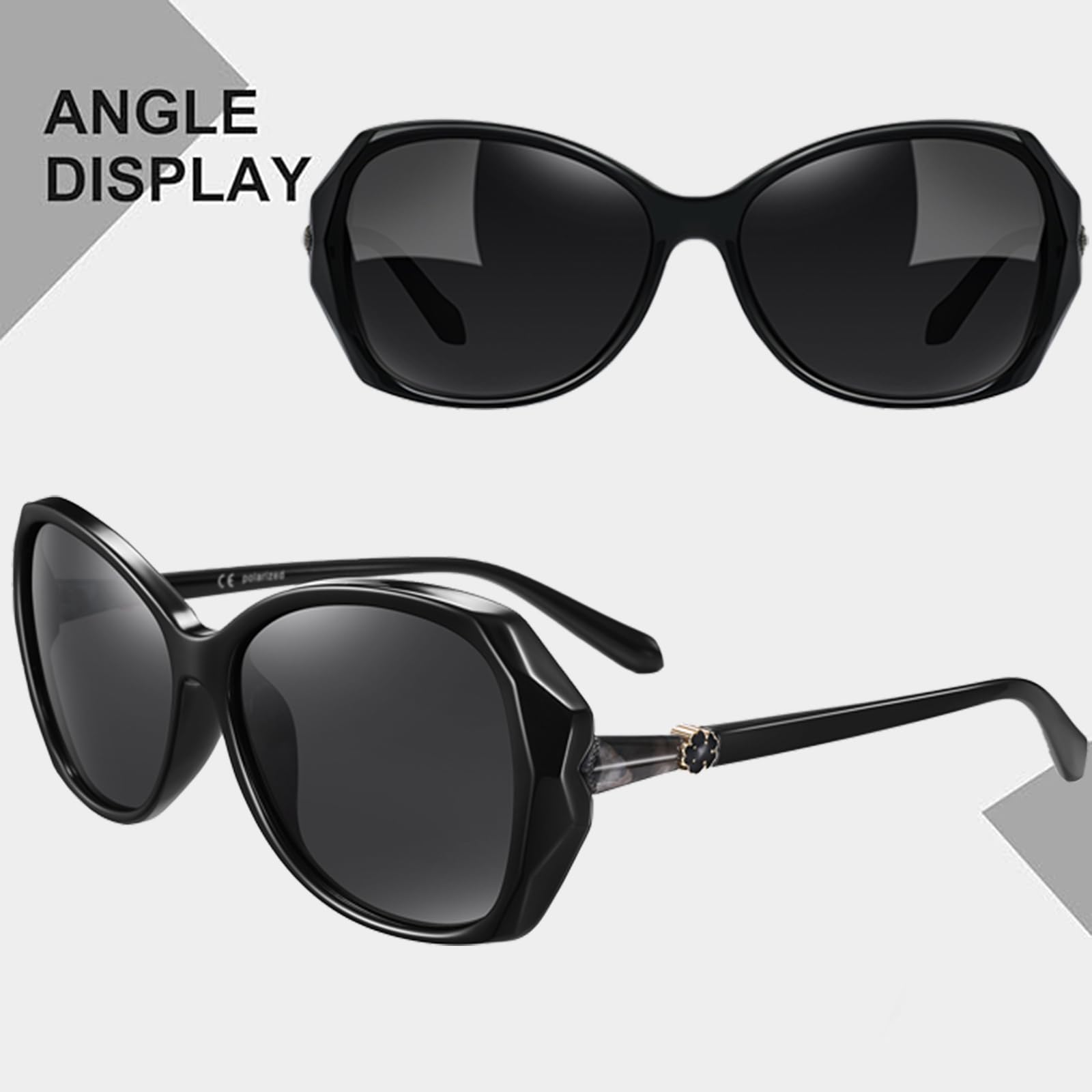 HAOLOTA Oversized Sunglasses Womens SG9402