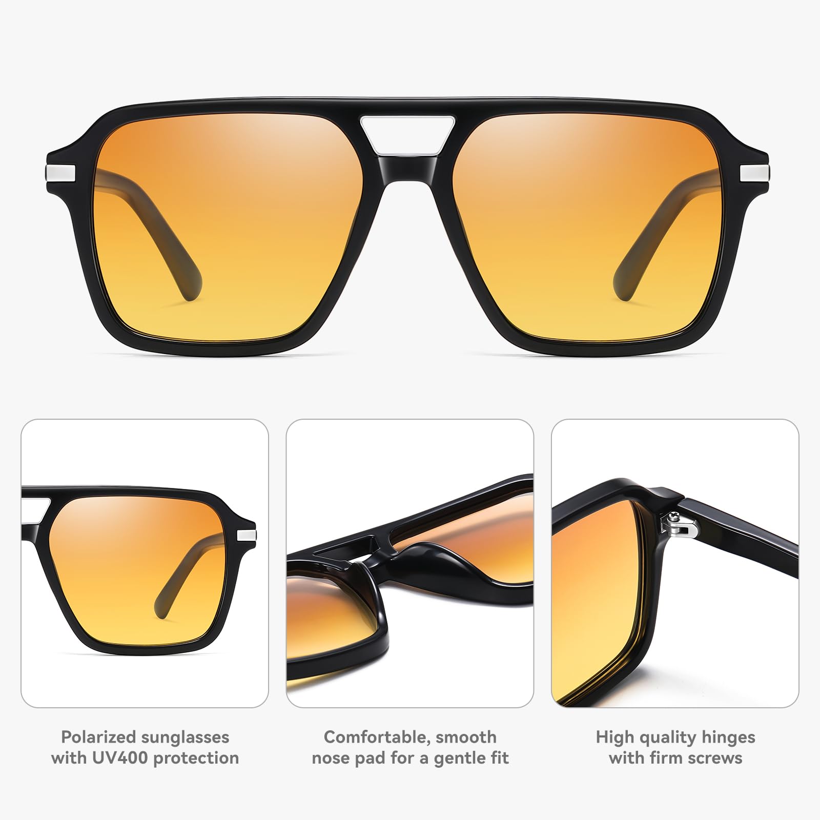 HAOLOTA Retro Aviator Sunglasses Women Men SG3483