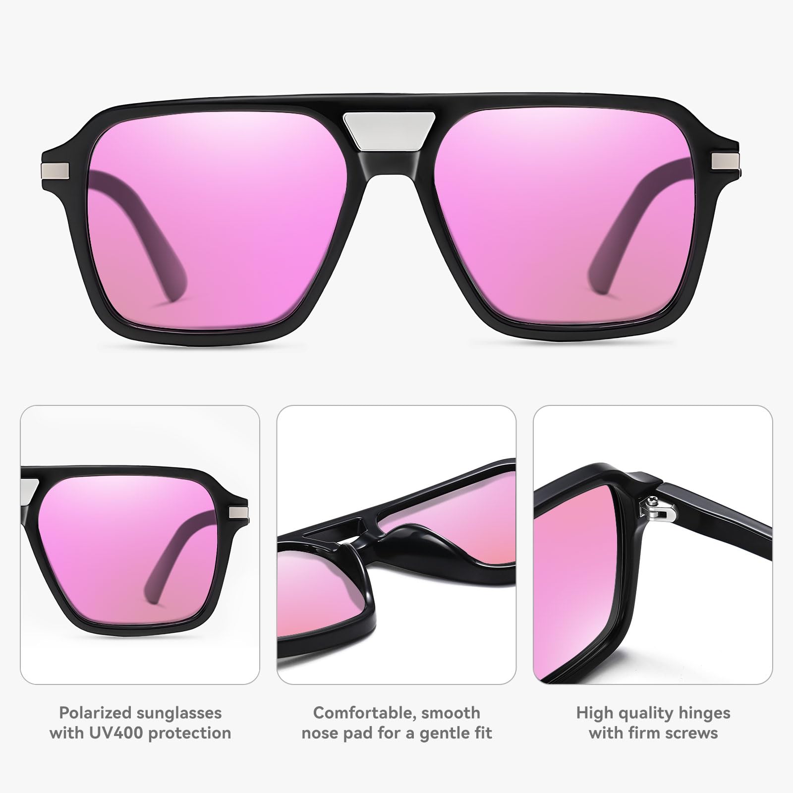 HAOLOTA Retro Aviator Sunglasses Women Men SG3483