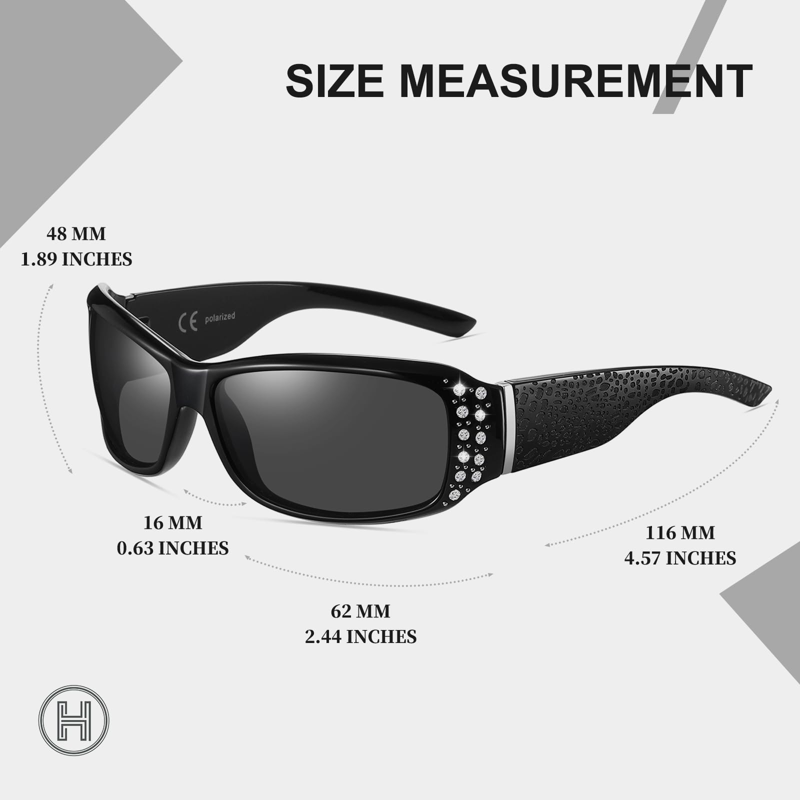 HAOLOTA Rhinestone Sunglasses Women SG0010