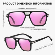 HAOLOTA Retro Aviator Sunglasses Women Men SG3483