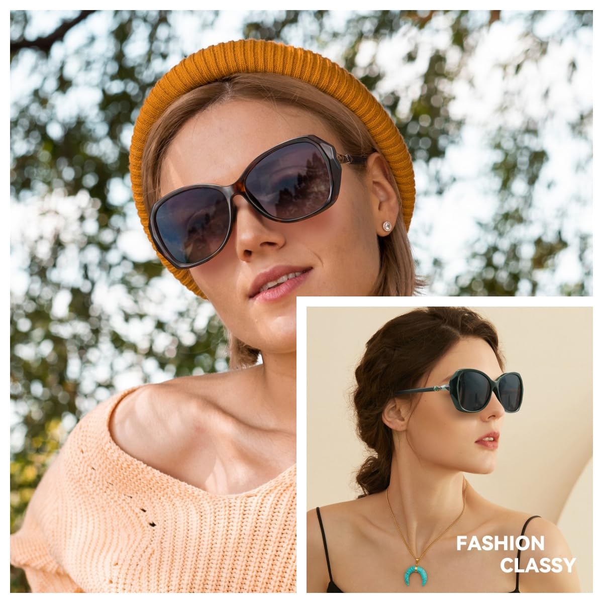 HAOLOTA Oversized Sunglasses Womens SG9402