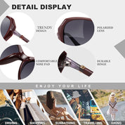 HAOLOTA Oversized Sunglasses Womens SG9402