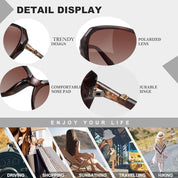 HAOLOTA Oversized Sunglasses Womens SG9402