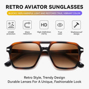 HAOLOTA Retro Aviator Sunglasses Women Men SG3483