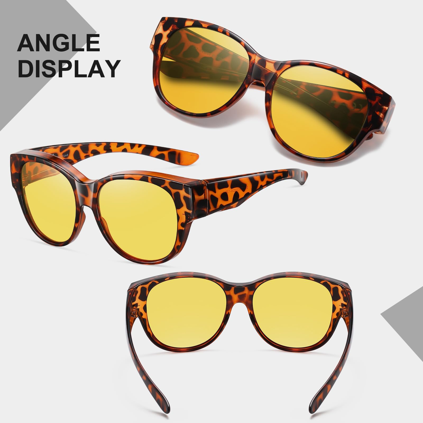 HAOLOTA Night Driving Glasses Over Glasses Women NV0179