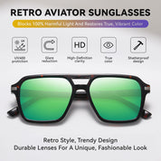 HAOLOTA Retro Aviator Sunglasses Women Men SG3483
