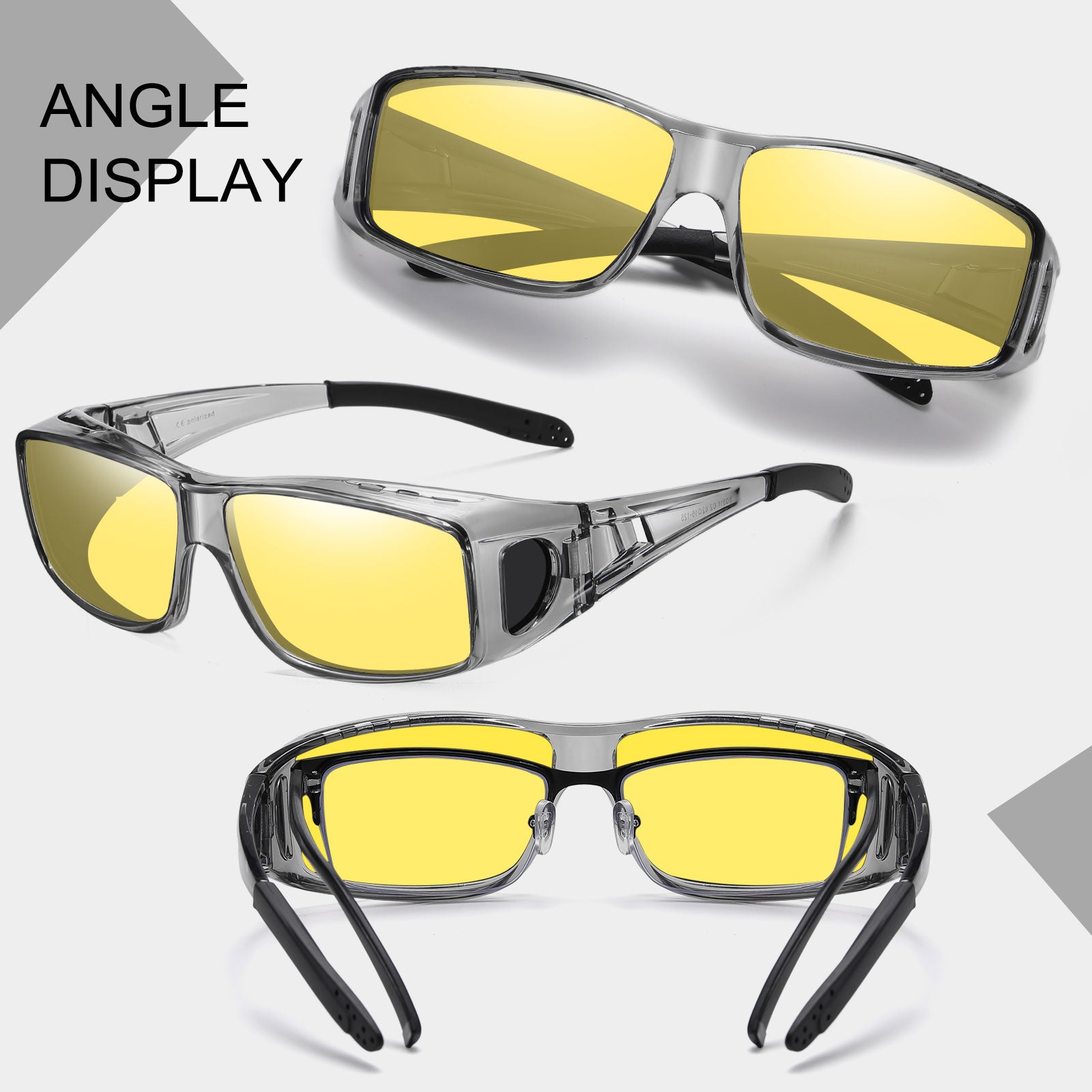 HAOLOTA Night Driving Over Glasses Men Women NV0311