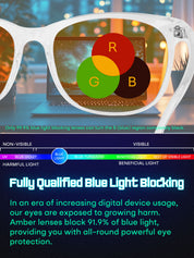HAOLOTA Blue Green Light Blocking Sleep Glasses SPG8081