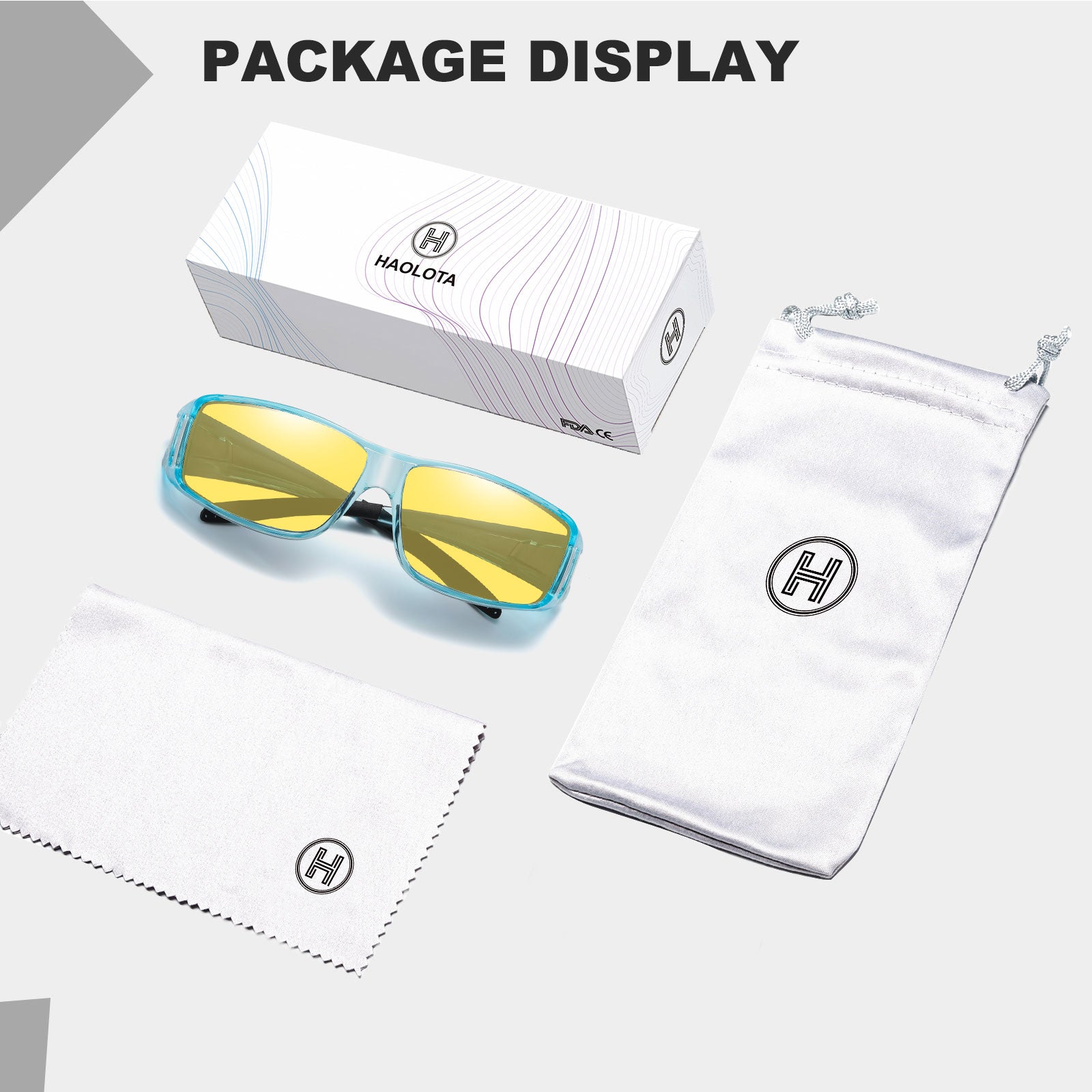 HAOLOTA Night Driving Over Glasses Men Women NV0311