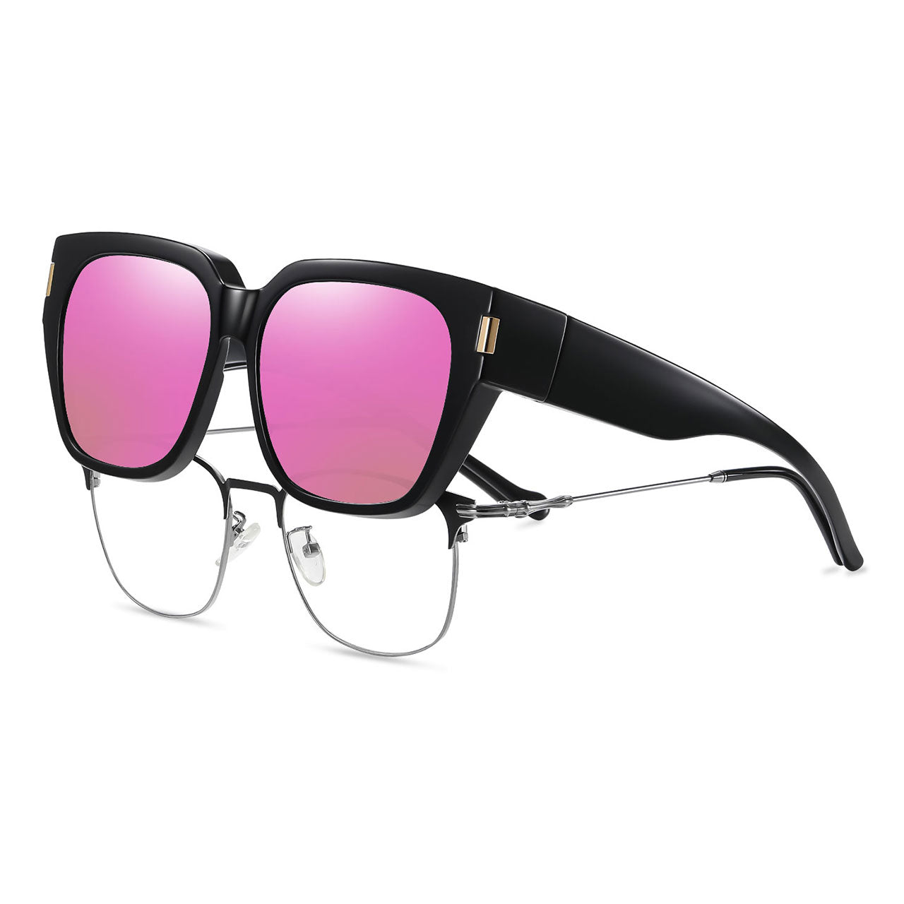HAOLOTA Square Shapes Fit-Over Sunglasses SG0512