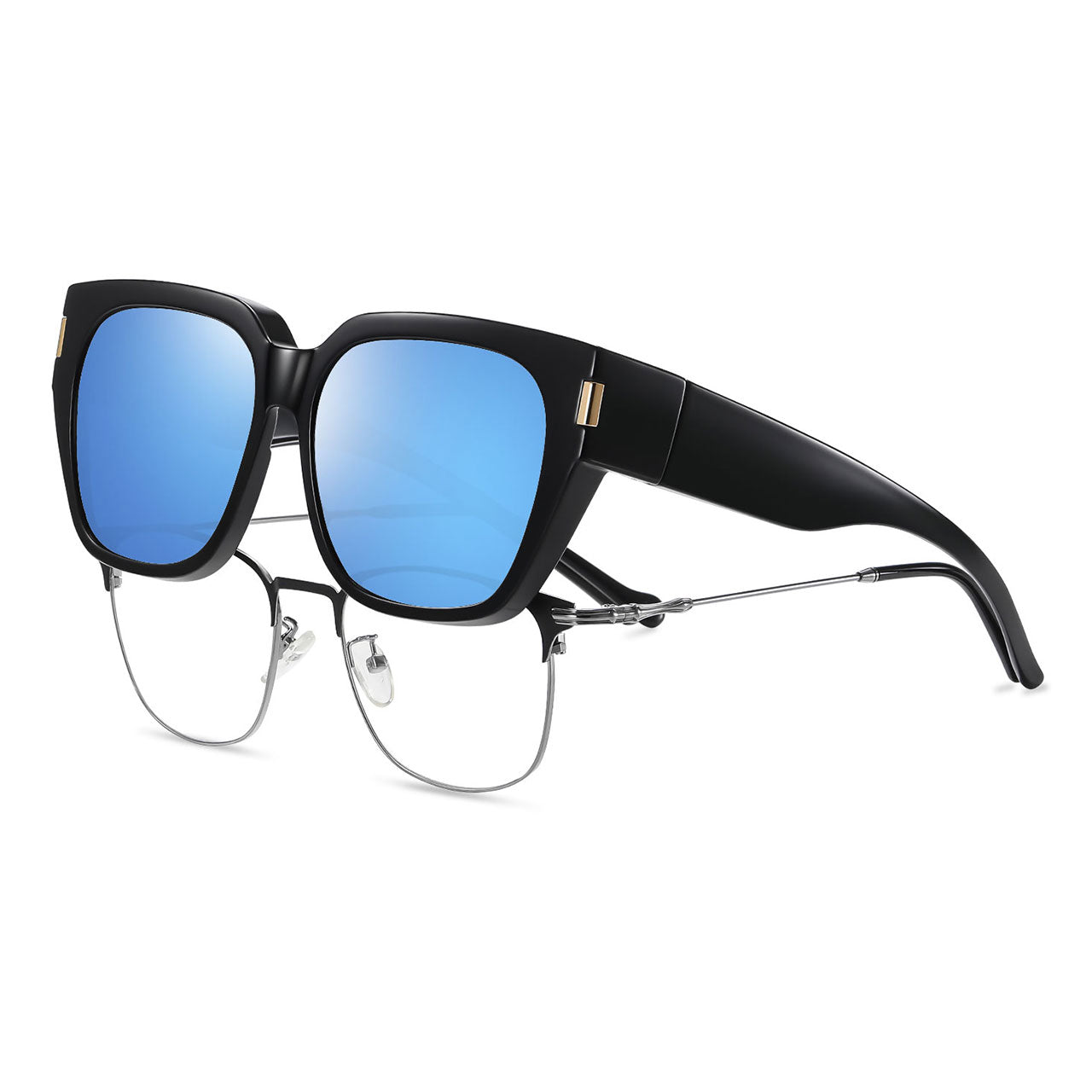 HAOLOTA Square Shapes Fit-Over Sunglasses SG0512