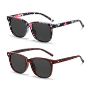 HAOLOTA 2pcs Classic Round Sunglasses Women SG1825-2P