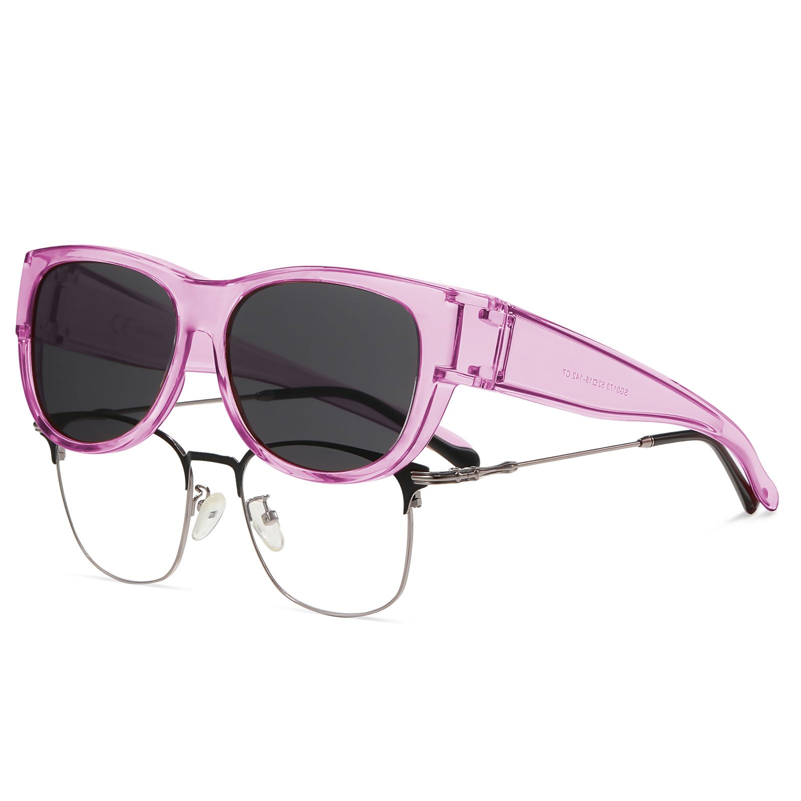 HAOLOTA Cat Eye Sunglasses Over Glasses Women SG0173