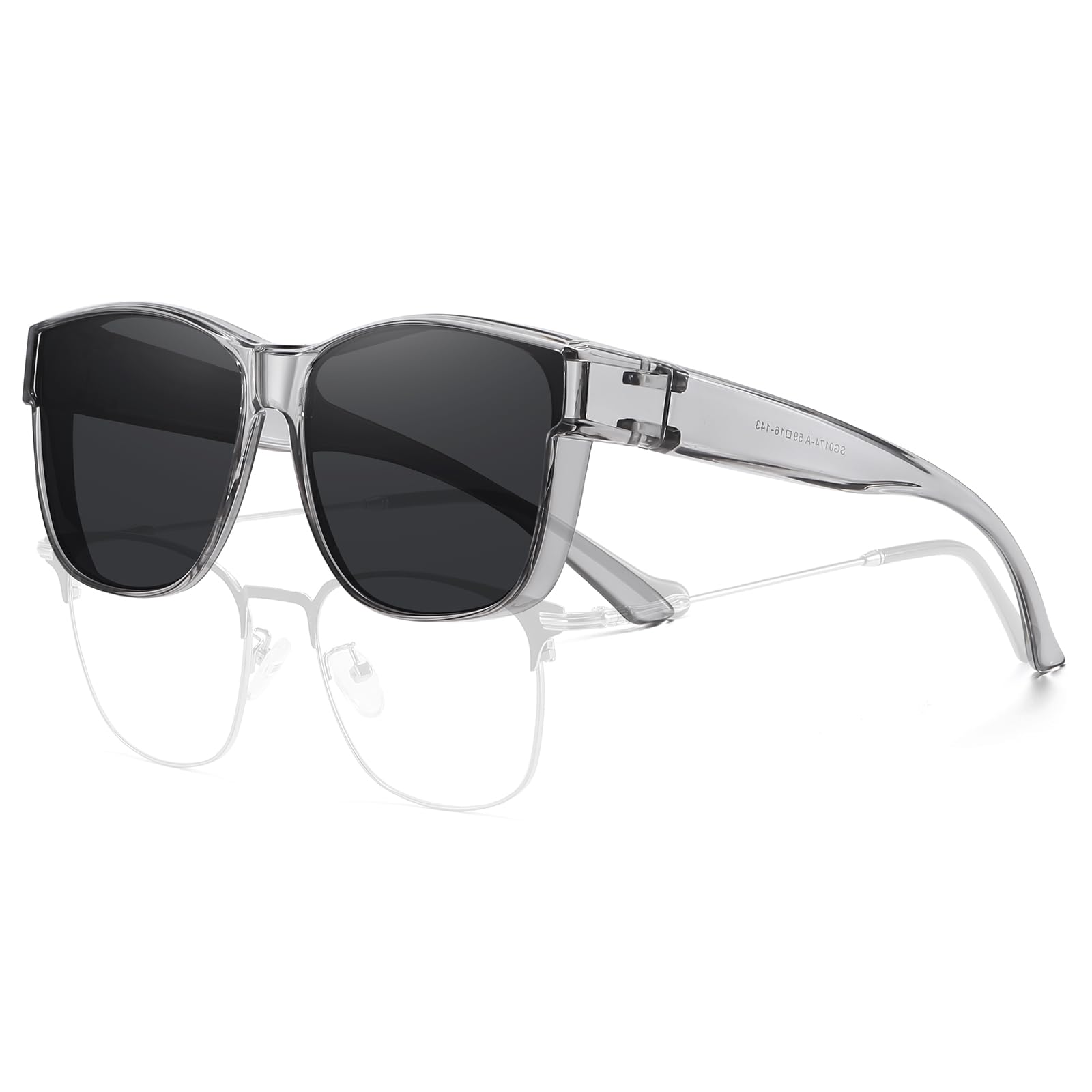 HAOLOTA Square Shades Fit-Over Sunglasses Men SG0174M