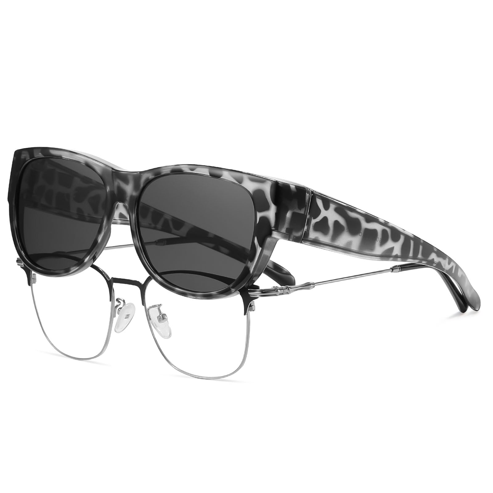 HAOLOTA Cat Eye Sunglasses Over Glasses Women SG0173