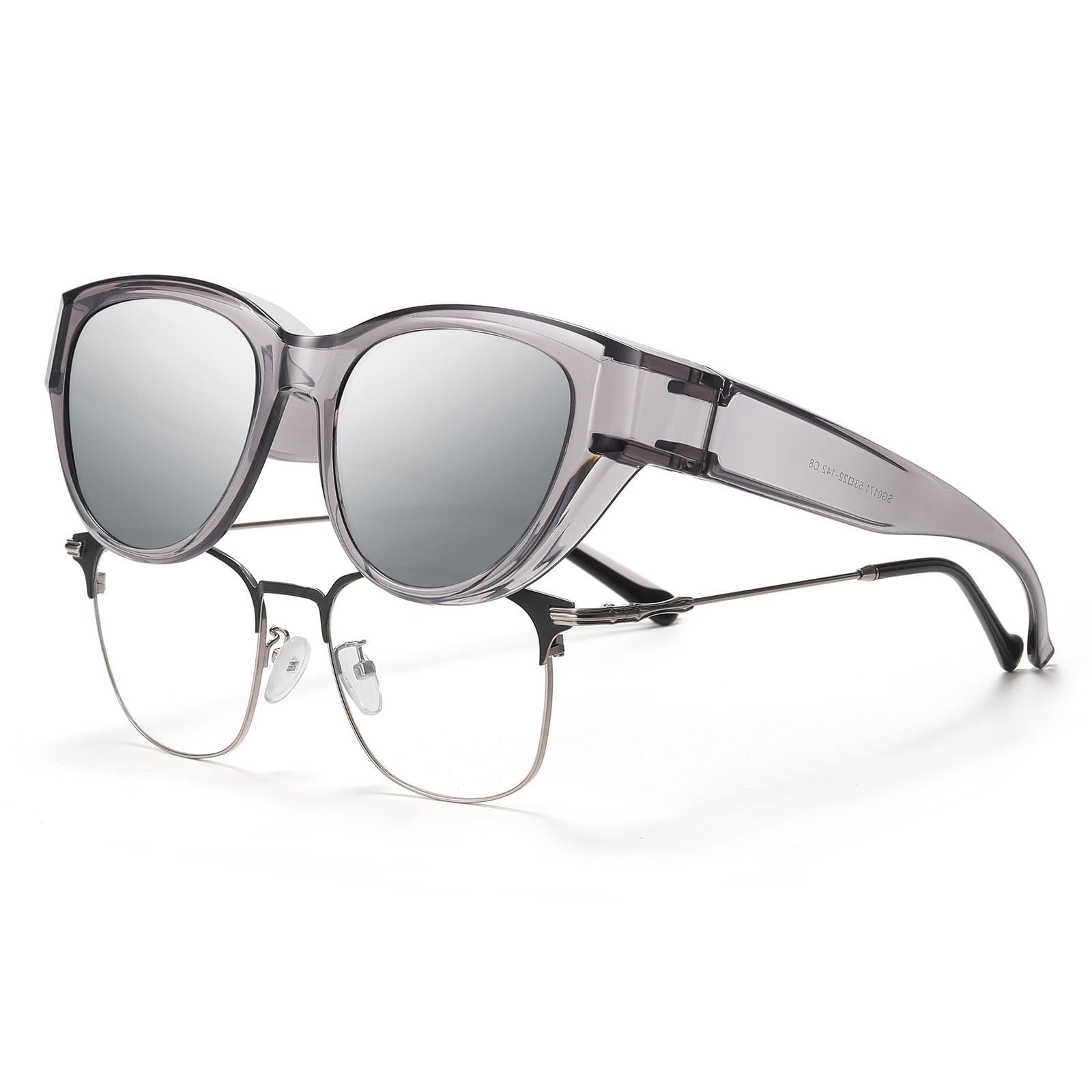 HAOLOTA Small Cat Eye Fit Over Sunglasses Women SG0171