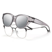 HAOLOTA Small Cat Eye Fit Over Sunglasses Women SG0171