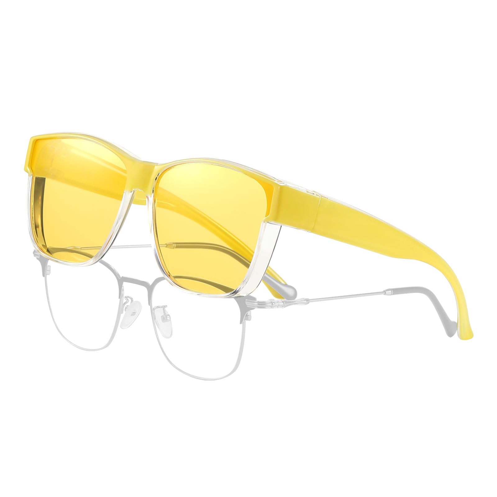 HAOLOTA Square Night Vision Driving Over Glasses NV0174L