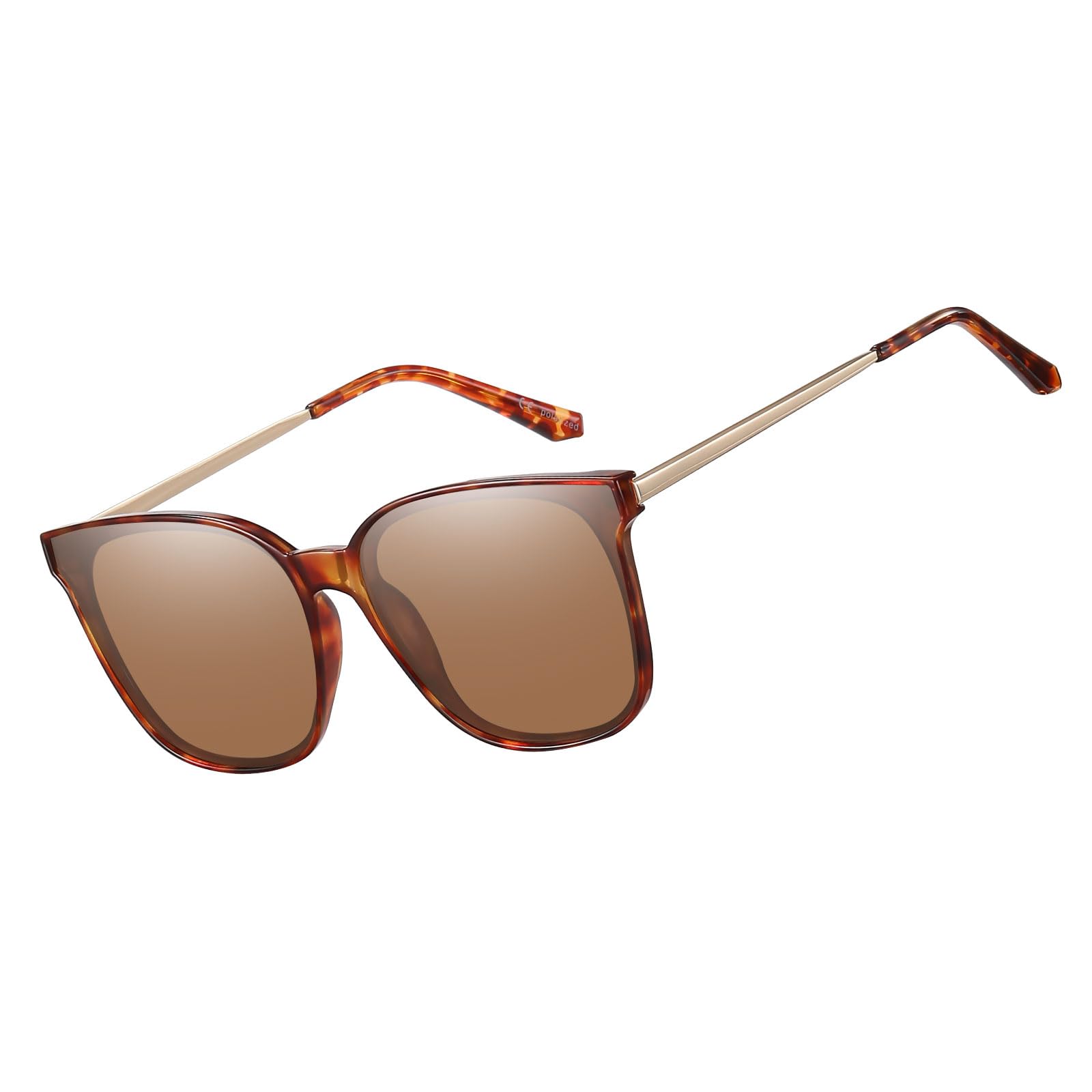 HAOLOTA Metal Frame Cat Eye Sunglasses Women SG1066