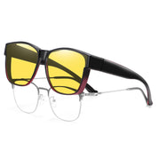 HAOLOTA Square Night Vision Driving Over Glasses NV0174L