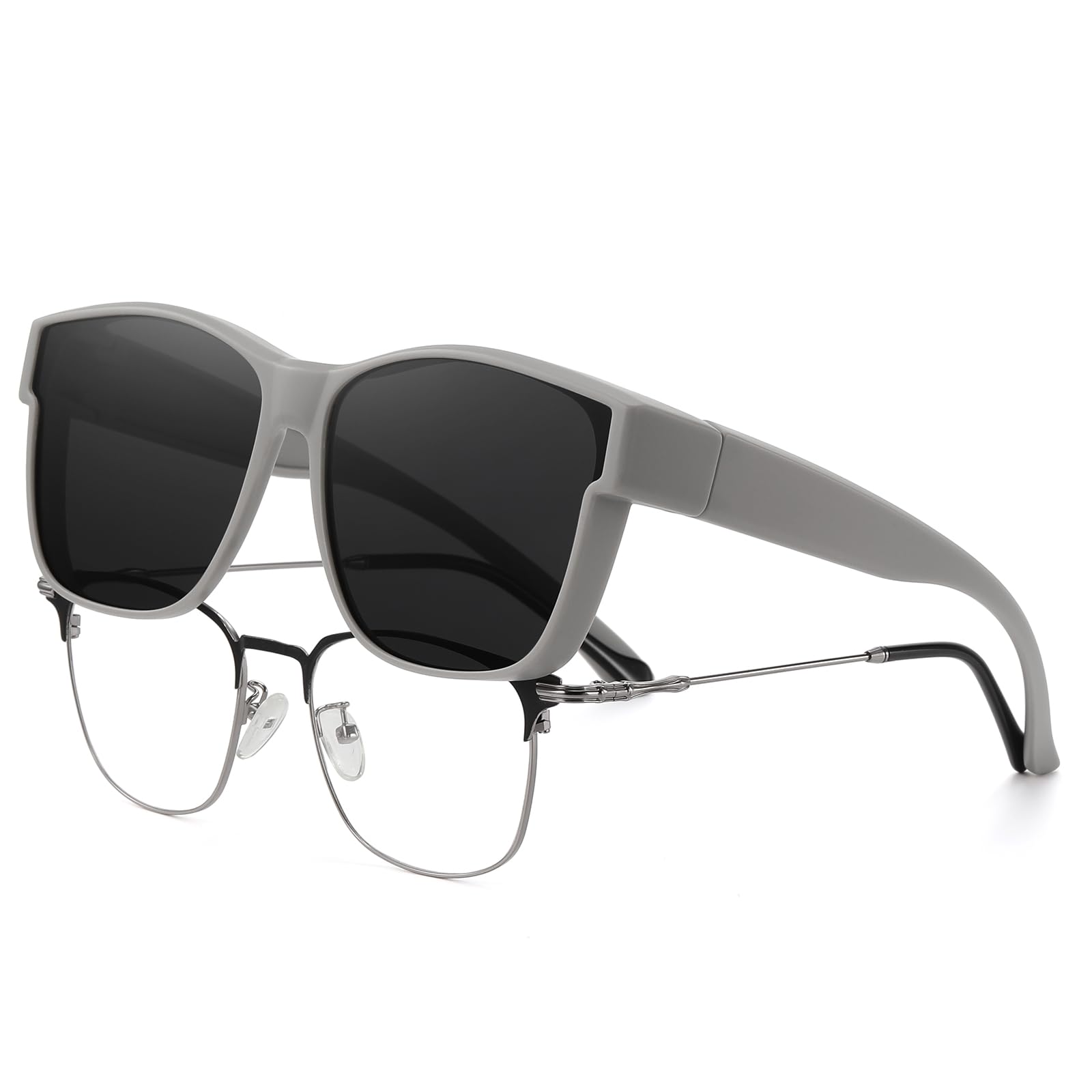 HAOLOTA Square Oversized Over Sunglasses Men SG0174L