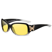 HAOLOTA Butterfly Night Driving Glasses Women NV0012